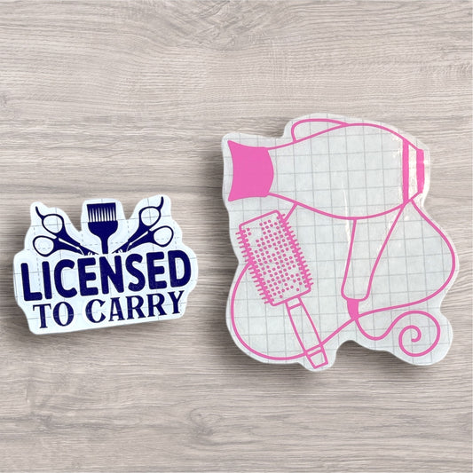 Hairdresser Vinyl Sticker