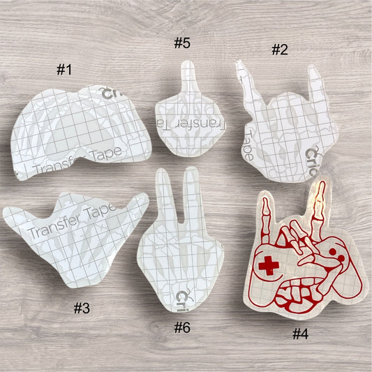 Skeleton Vinyl Stickers