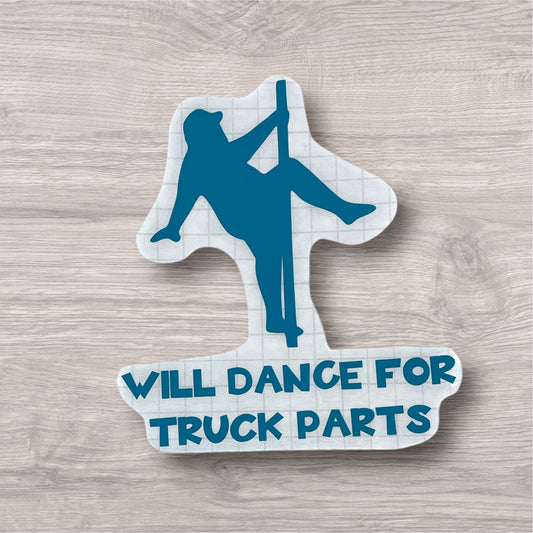 Will Dance For Vinyl Stickers